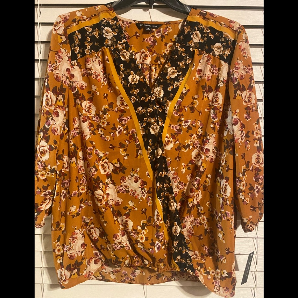 Zac & Rachel Plus Size Fall Top